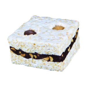 Caramel and Nuts Crispycake Marshmallow Treat